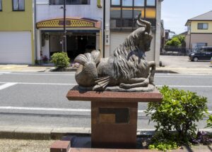 山羊座の彫像