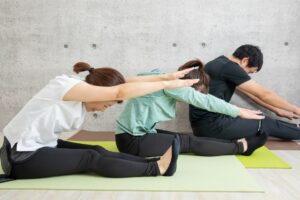 ヨガ教室の様子
