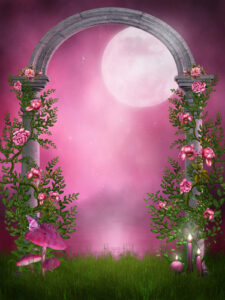 満月と薔薇、 Rose Moon